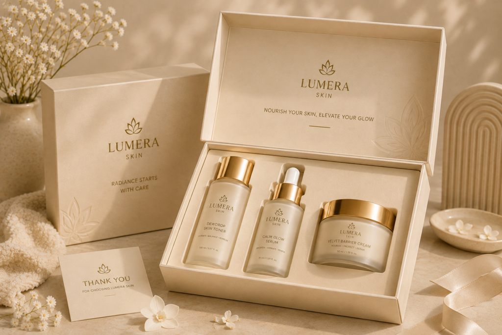 Rangkaian Lumera Skin dengan Velvet Barrier Cream