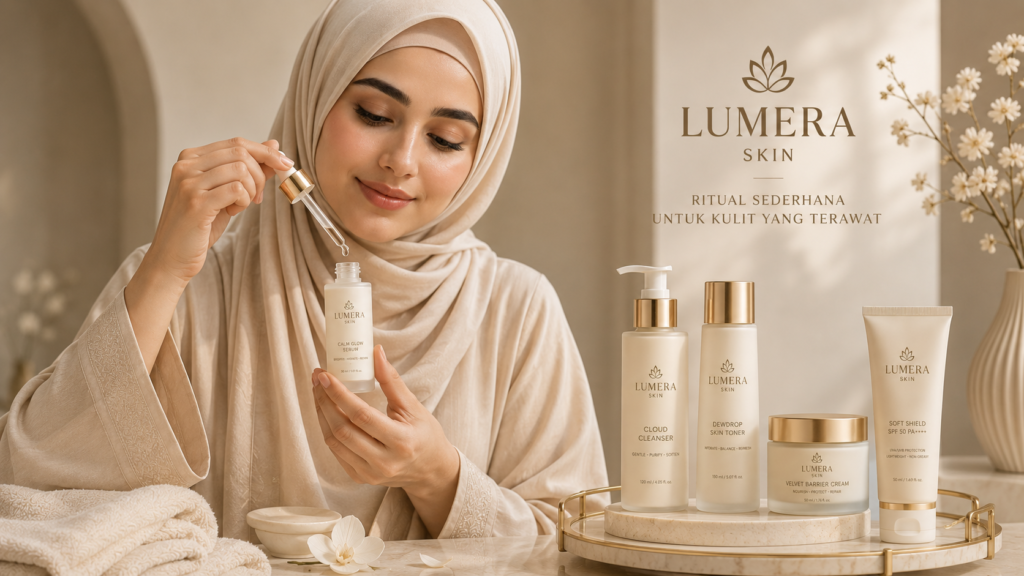 Lumera Skin skincare ritual campaign